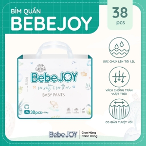 Bỉm Quần - Tả Quần Bebejoy size M - 6-11kg -38 pcs