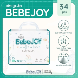 Bỉm Quần - Tả Quần Bebejoy size XL - 12-17kg - 34 pcs